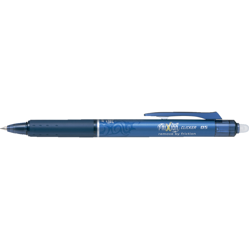 Pilot® FriXion® Ball Clicker Retractable Erasable Gel Pen 0.5 mm Blue/Black