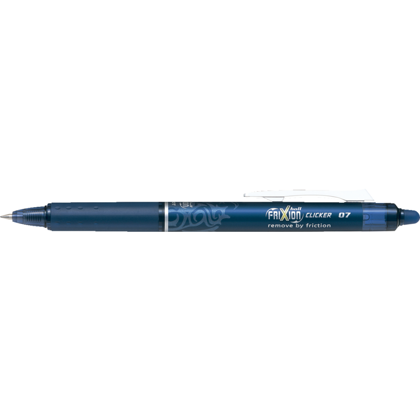 Pilot® FriXion® Ball Clicker Retractable Erasable Gel Pen 0.7 mm Blue/Black