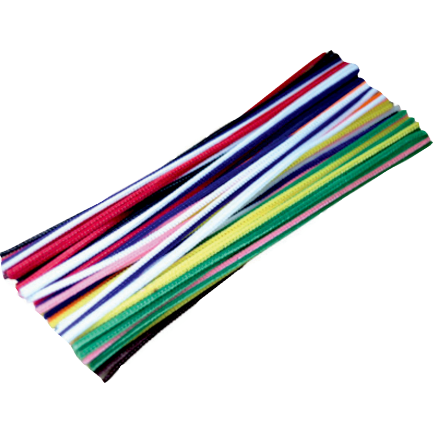 ArtWorks Chenilles 12" x 4mm Black 100/pkg