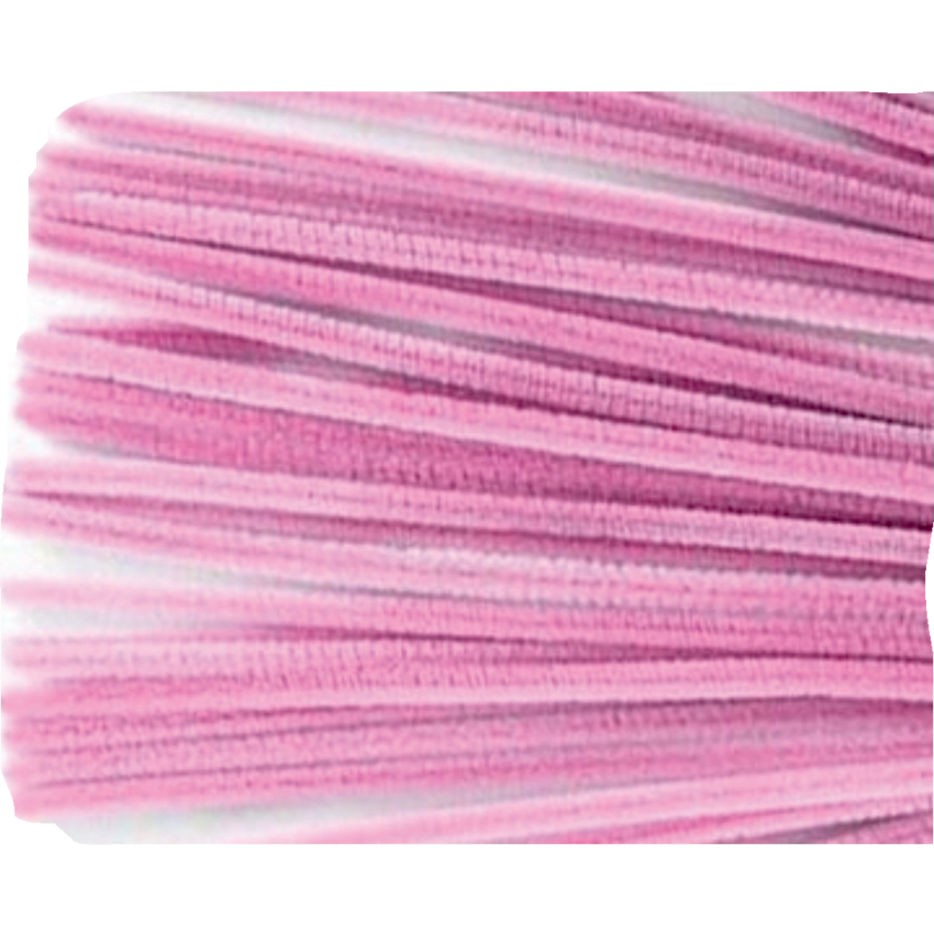 DBLG Chenilles 12" x 4mm Pink 100/pkg