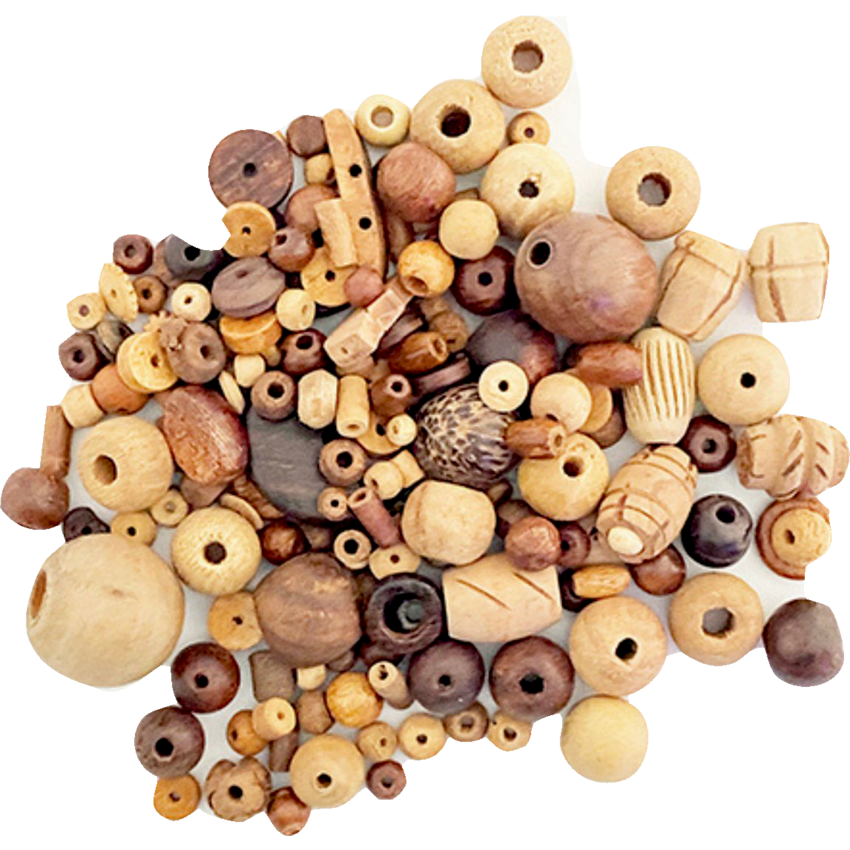 ArtWorks Beads Wood Beads Natural Wood 250/pkg