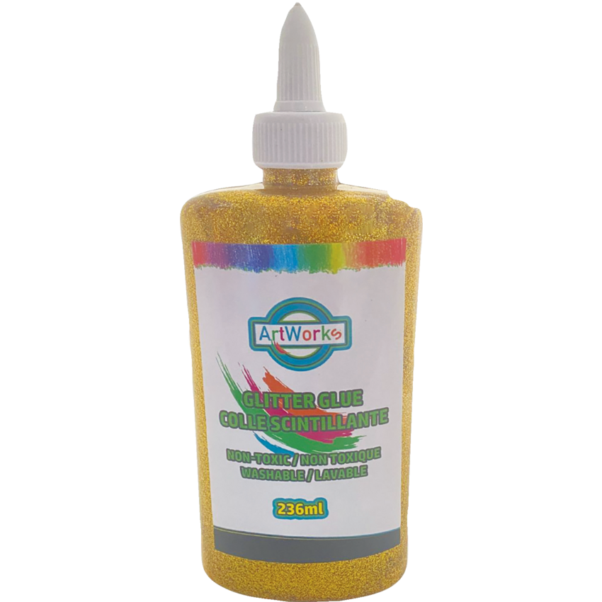 ArtWorks Glitter Glue 236 g Gold