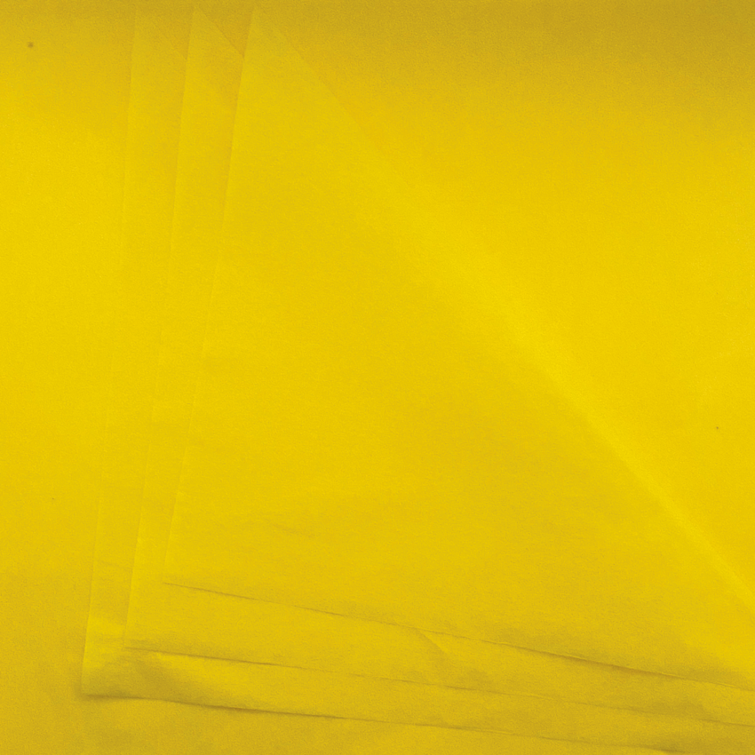 DBLG Tissue Paper 30" x 20" Yellow 24 sheets/pkg