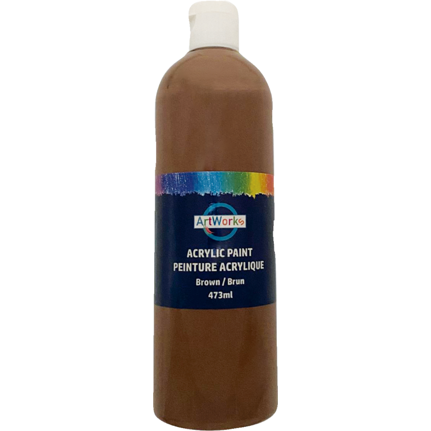 ArtWorks Acrylic Paints 473 mL Brown
