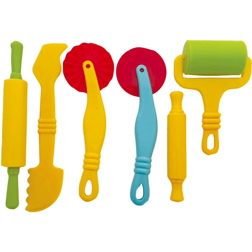 DBLG Plastic Dough Tools 6/pkg