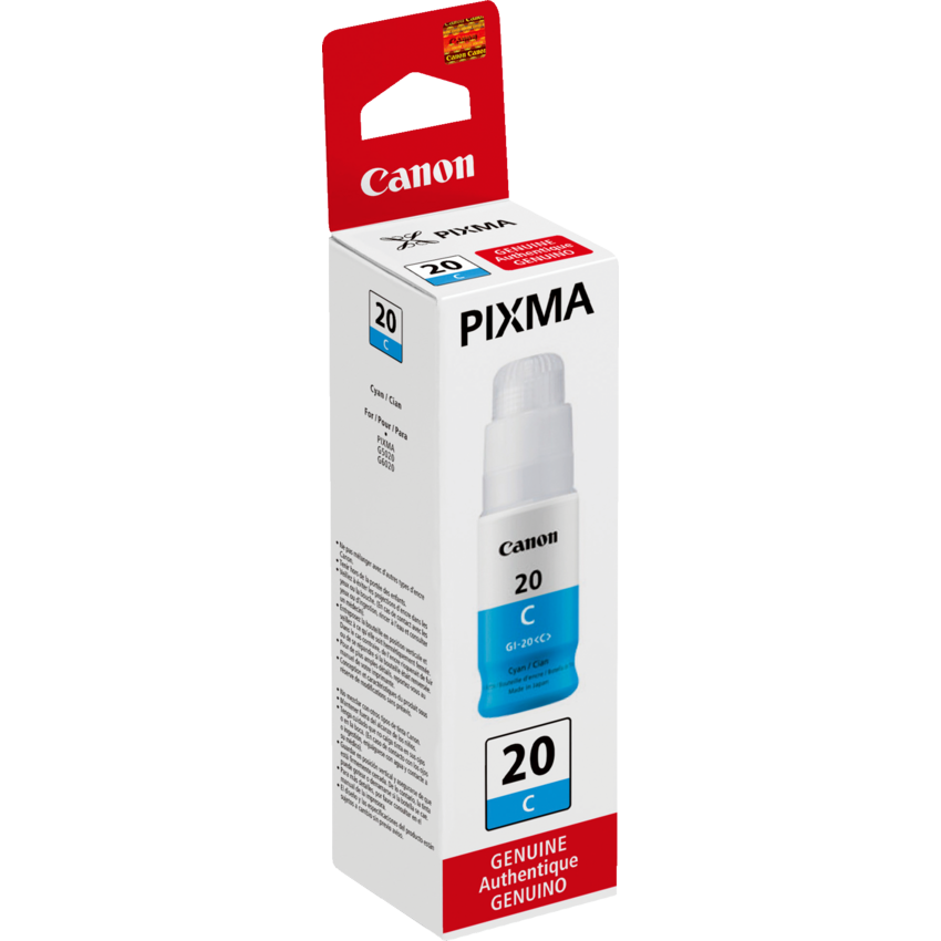 Canon Inkjet Ink Bottle GI-20 Cyan