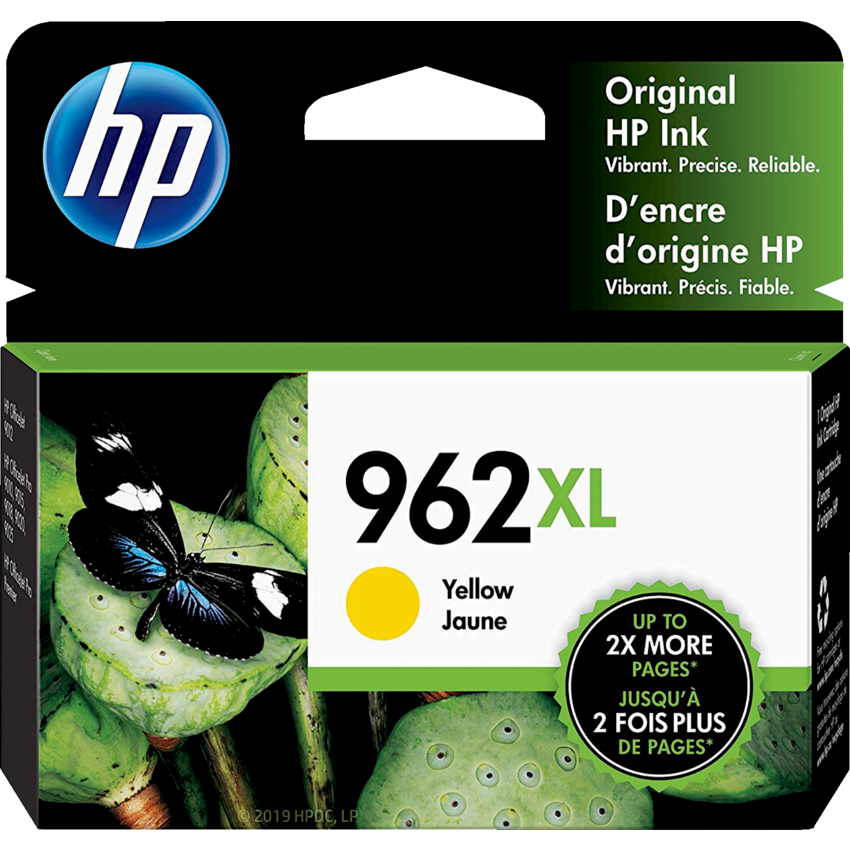 HP Inkjet Cartridges High yield 962XL Yellow