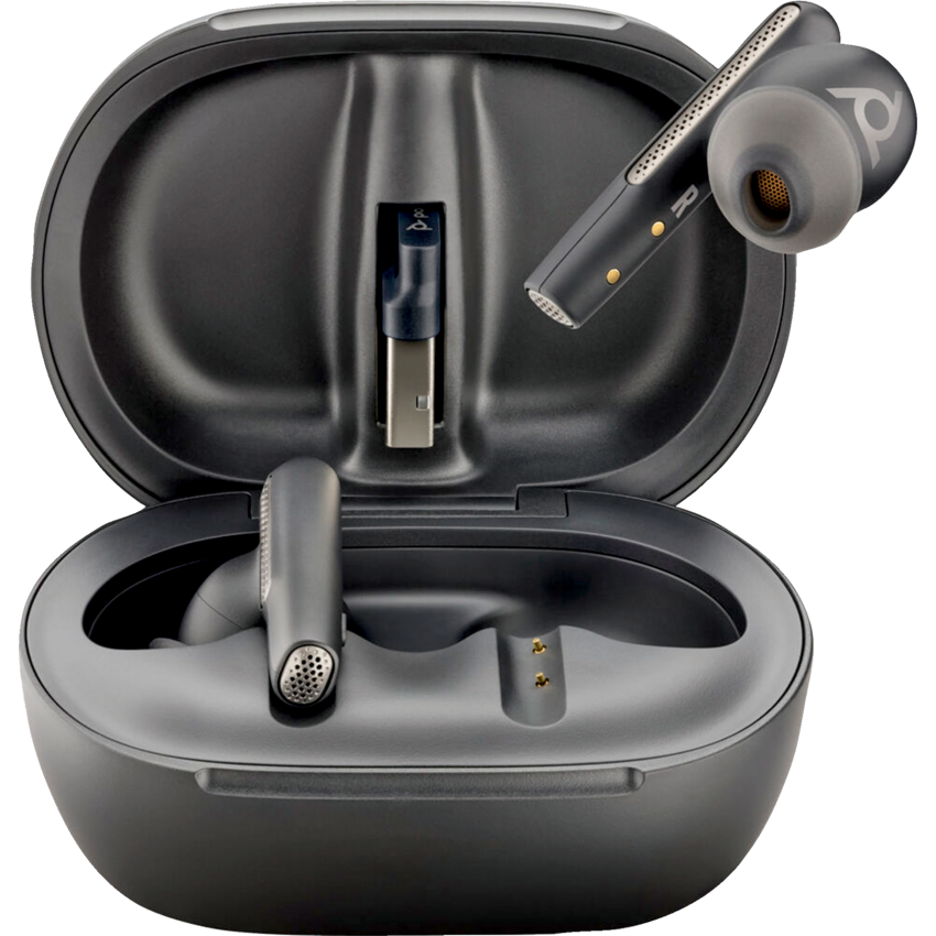 Poly Voyager Free 60+ UC Earbuds Carbon Black
