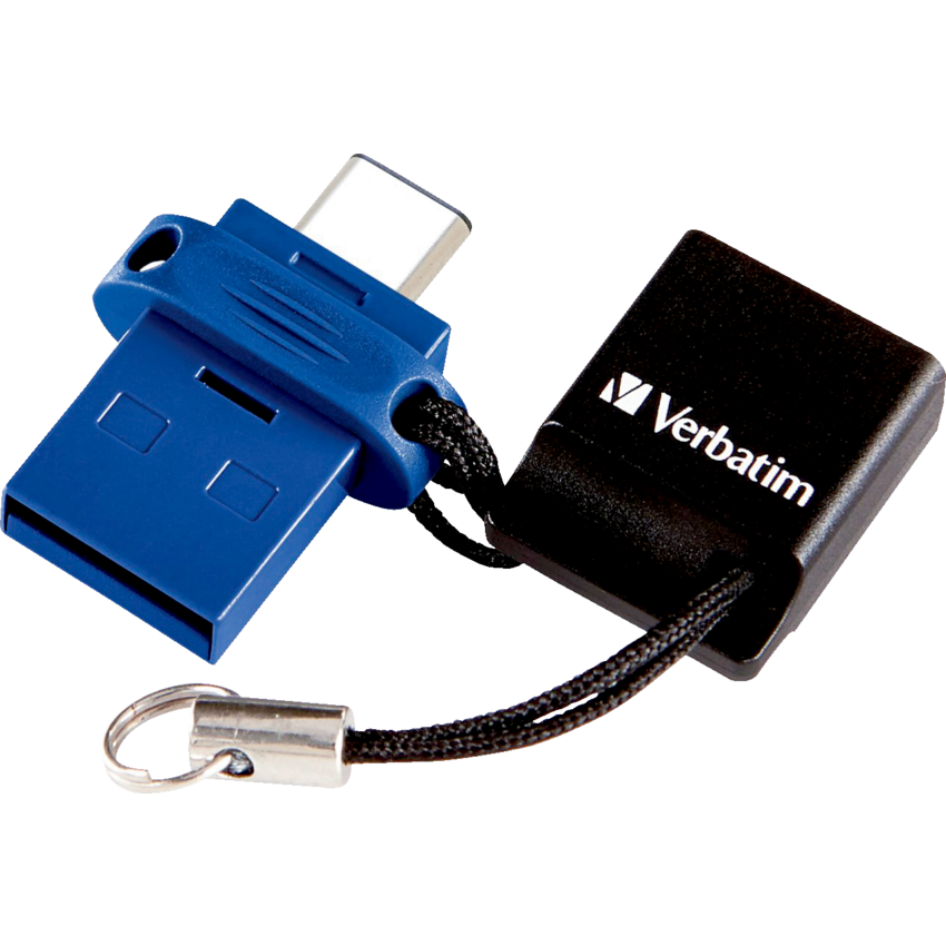 Verbatim® Store 'n' Go Dual USB 2.0 Drives for USB-C Devices 64 GB