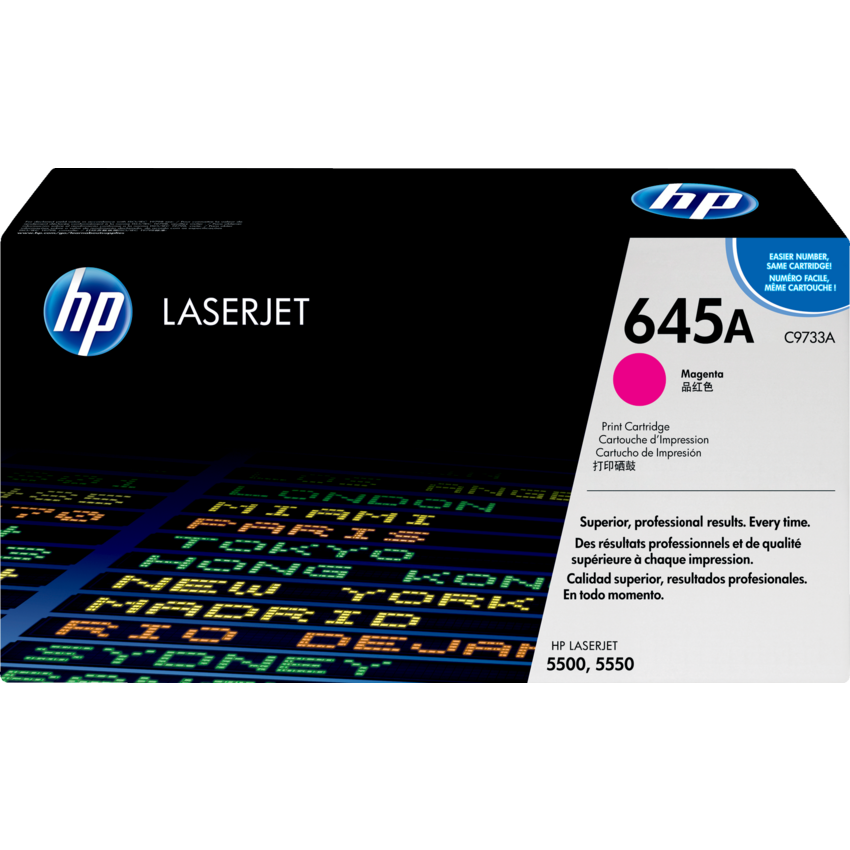 HP LaserJet Laser Cartridge #645A Magenta