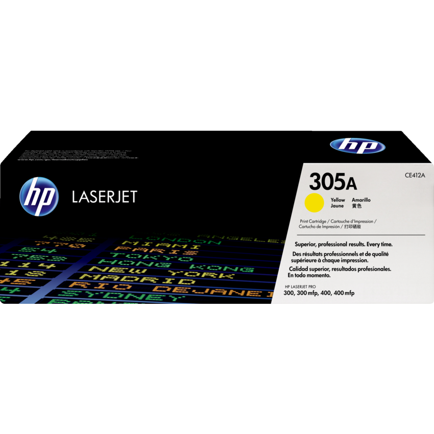HP LaserJet Laser Cartridge #305A Yellow