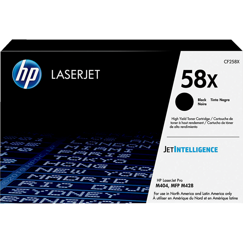 HP Laser Cartridge #58X Black