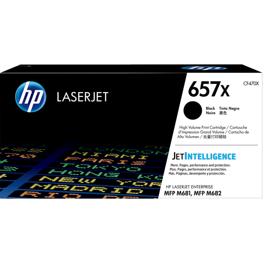 HP LaserJet Laser Cartridge #657X High Yield Black