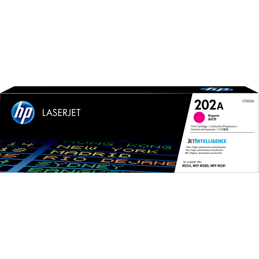 HP LaserJet Laser Cartridge #202A Magenta