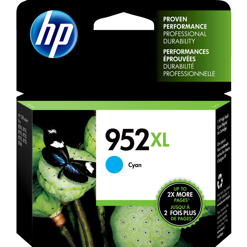 HP Inkjet Cartridge #952XL Cyan