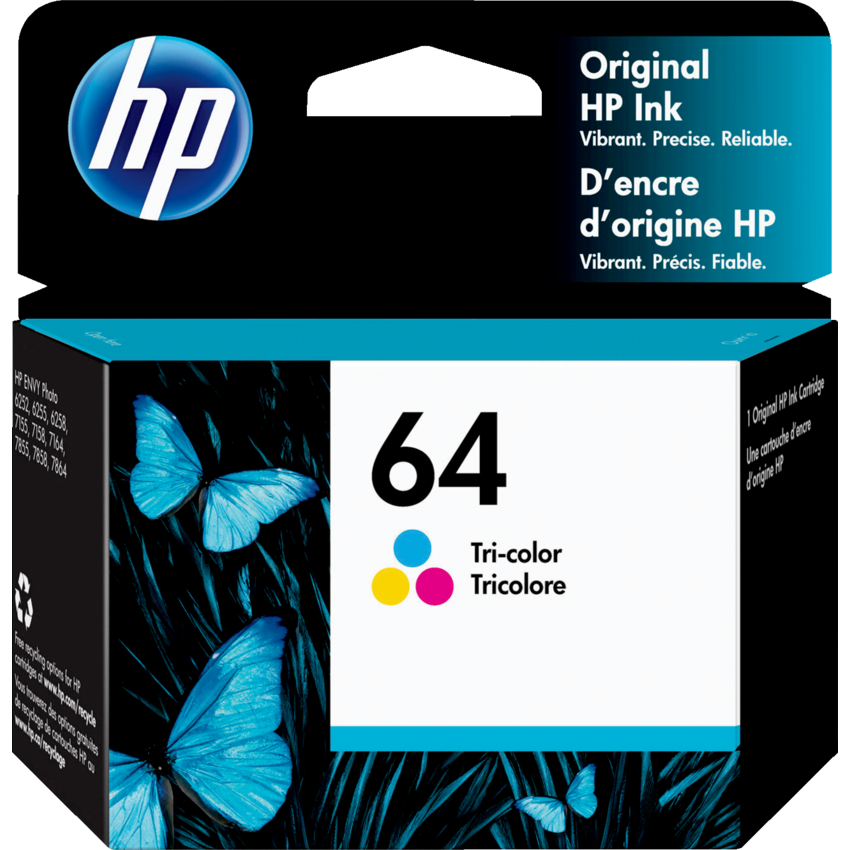 HP Inkjet Cartridge 64 Tricolour