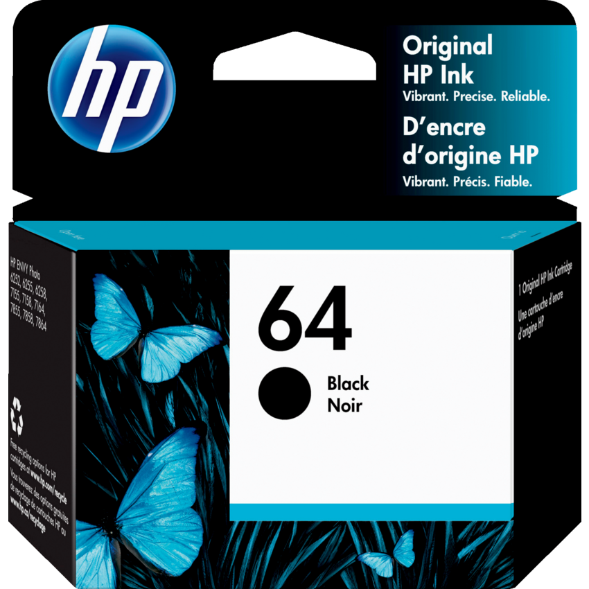 HP Inkjet Cartridge 64 Black