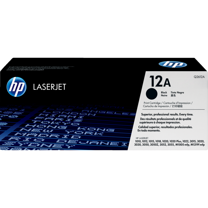 HP LaserJet Laser Cartridge #12A Black