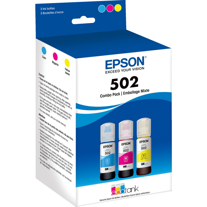 Epson® Inkjet Cartridges T502520 Colour 3/pkg