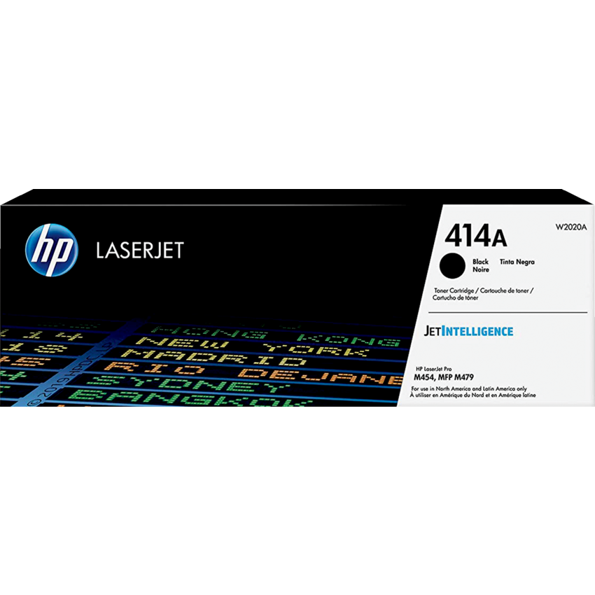 HP Laser Cartridges W2020A #414 Black
