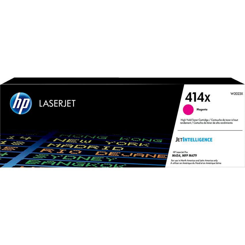 HP Laser Cartridges High Yield W2023X #414 Magenta