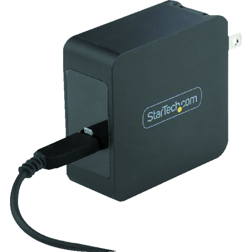 StarTech USB C Wall Charger Black