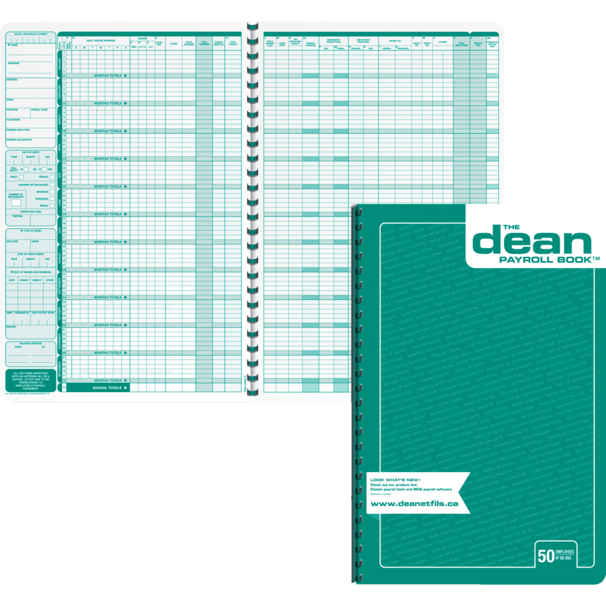 Dean Payroll Book 50 Employees English