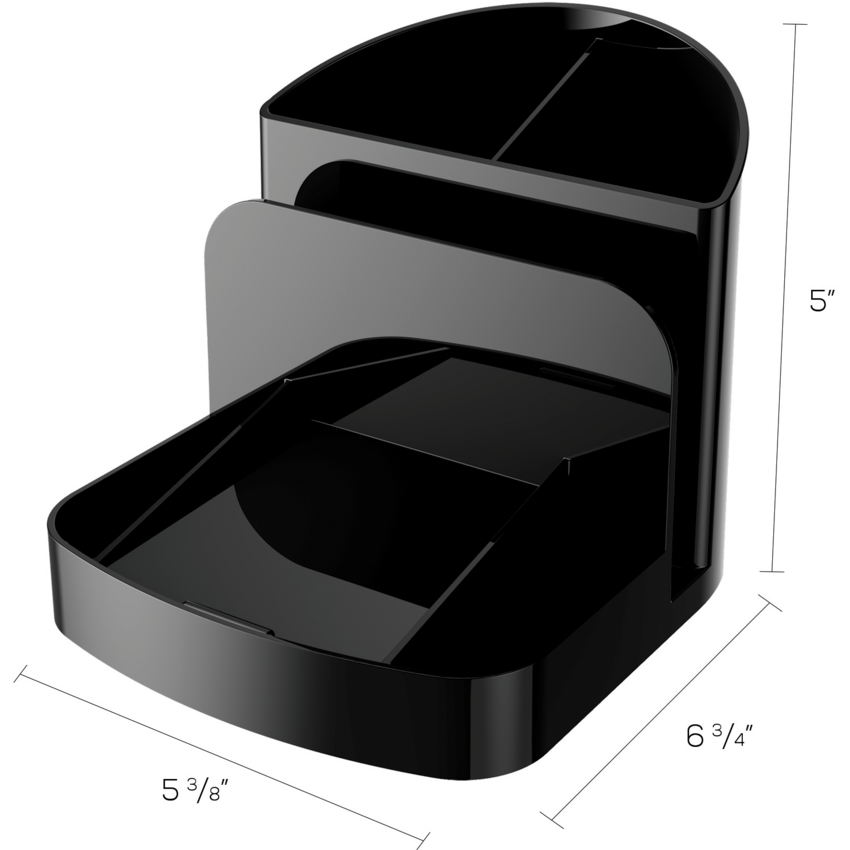 Deflecto® Sustainable Office® Desk Accessories Desk Caddy Black