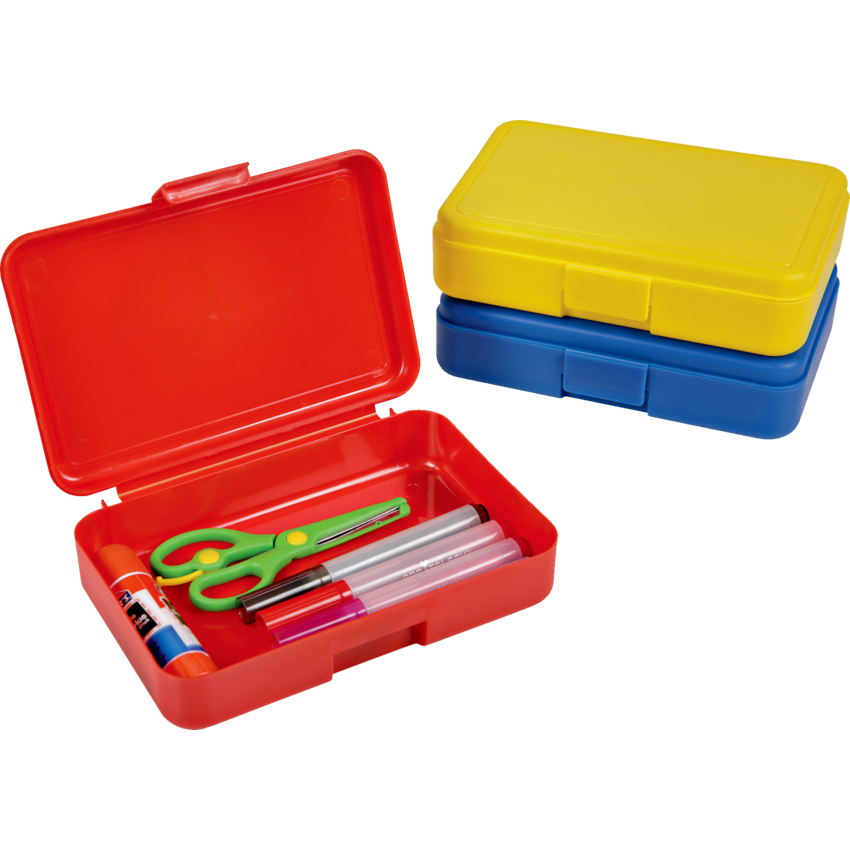 Deflecto® Antimicrobial Pencil Box Yellow