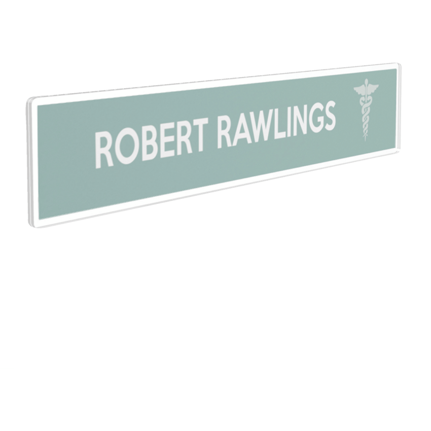 Deflecto® Superior Image® Nameplate Sign Holder 8-1/2"W x 2"H