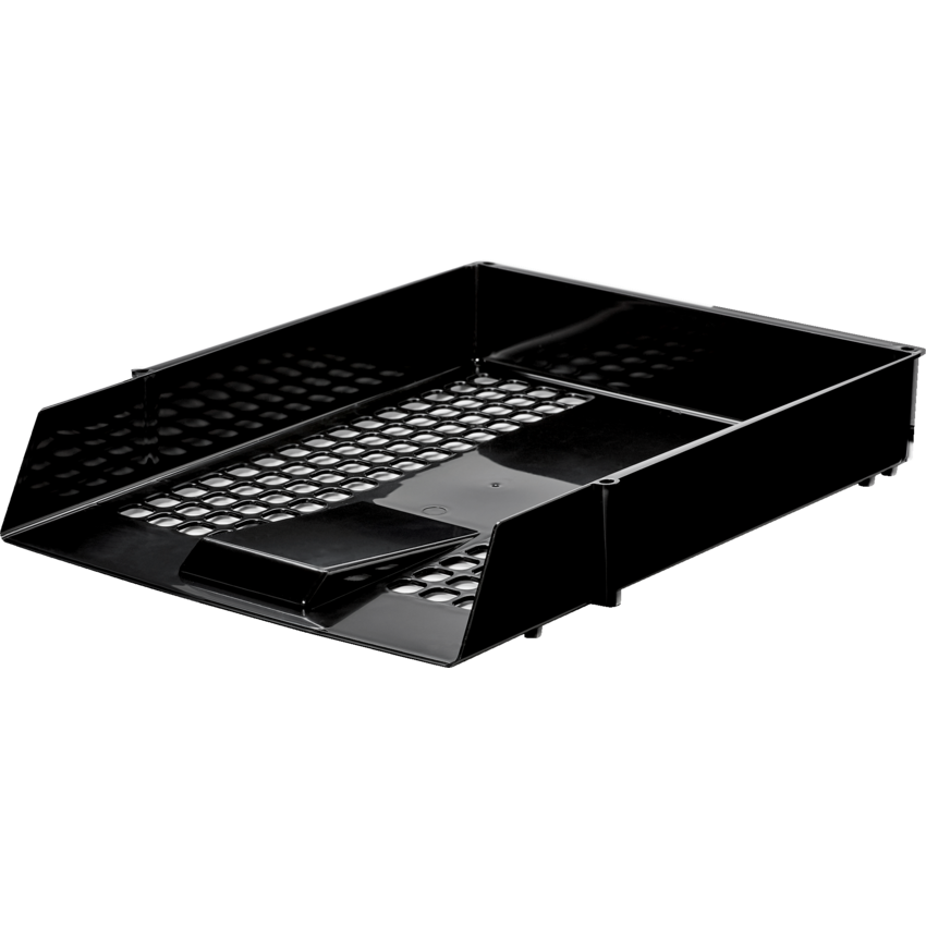 Deflecto® Antimicrobial Front-Load Tray Black