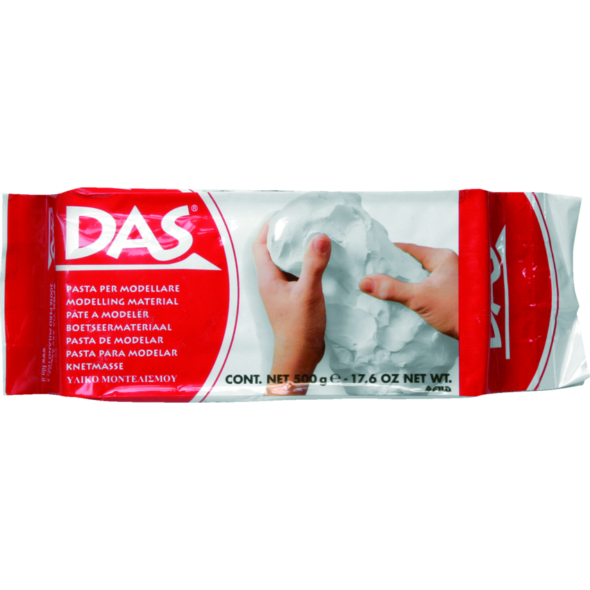 DAS® Air Hardening Modelling Clay 500 g White