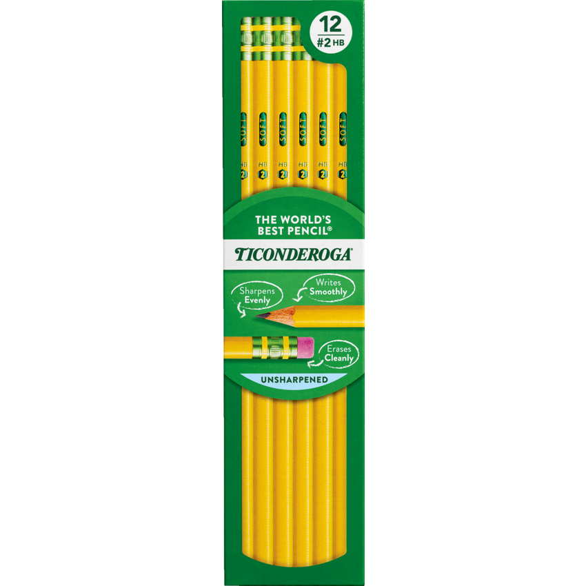 Ticonderoga® Pencils HB 12/box