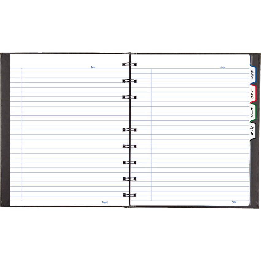 Blueline® NotePro™ Notebook Ruled 9-1/4x7-1/4" 192pgs Black