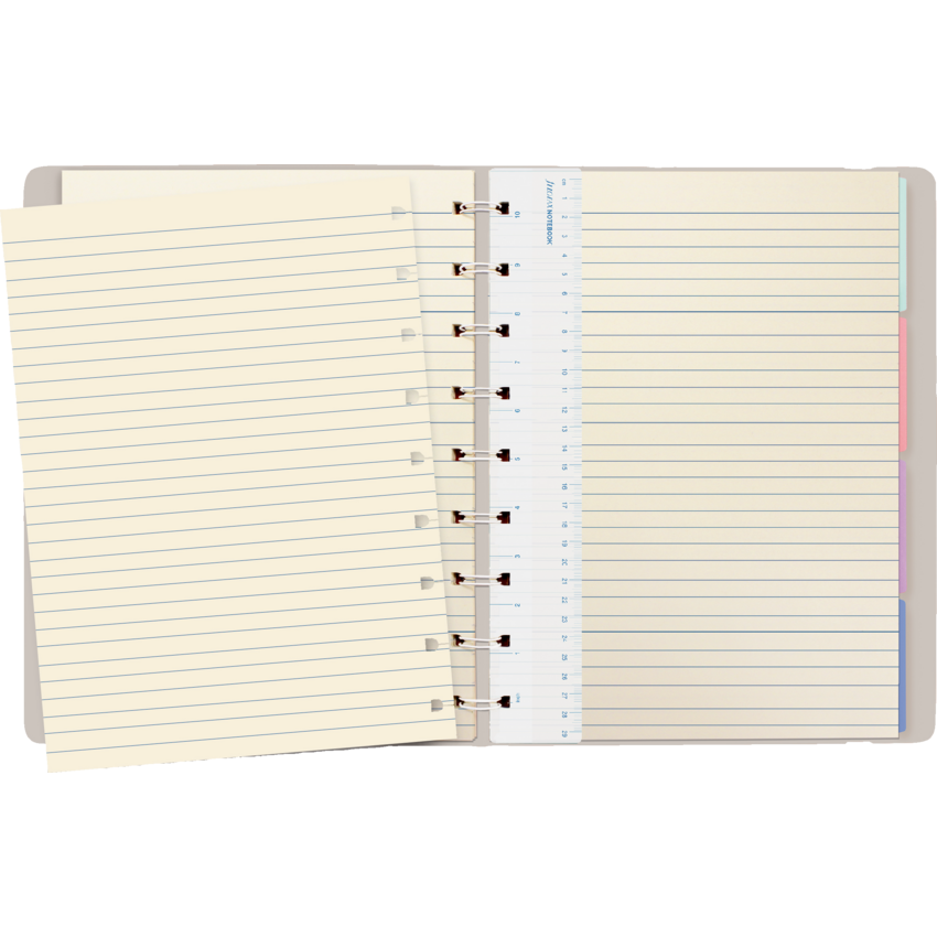 Filofax® Notebook A5 8-1/4" x 5-3/4" Stone