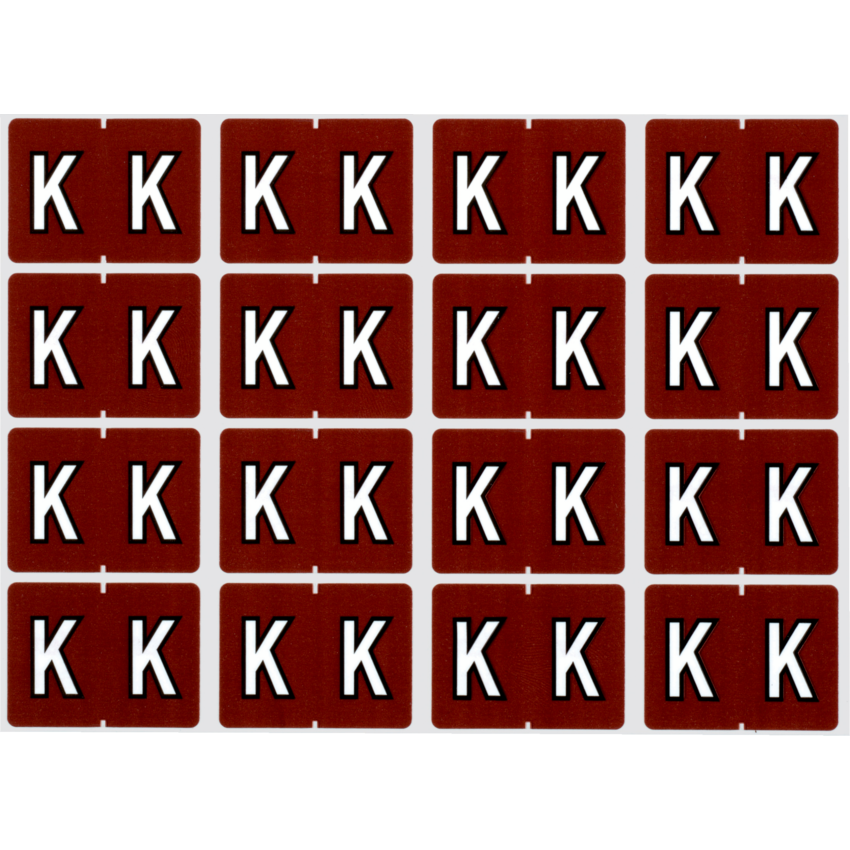 Pendaflex® Labels K Brown 240/pkg