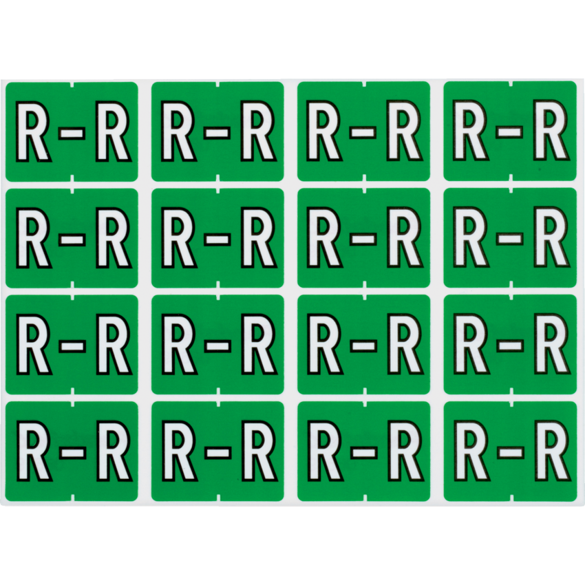 Pendaflex® Labels R Light Green 240/pkg