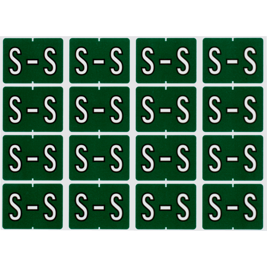 Pendaflex® Labels S Dark Green 240/pkg