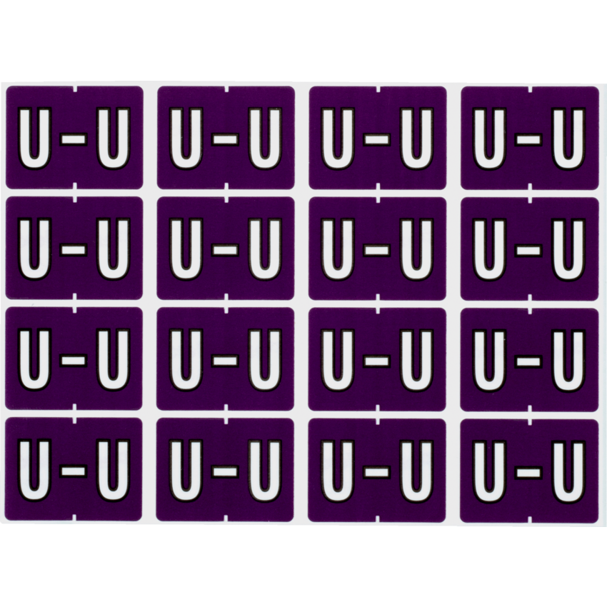 Pendaflex® Labels U Purple 240/pkg