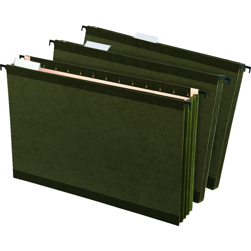 Pendaflex® SureHook™ Hanging File Pockets Legal Standard Green 4/pkg