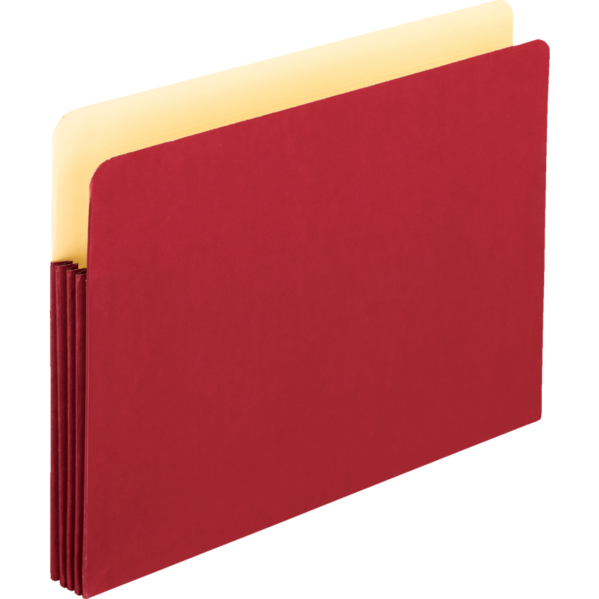 Pendaflex® Coloured File Pocket 3-1/2" Expansion Letter Red