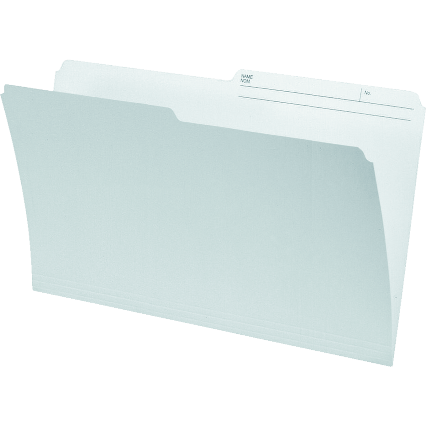 Basics® Reversible File Folders Legal Ivory 100/box