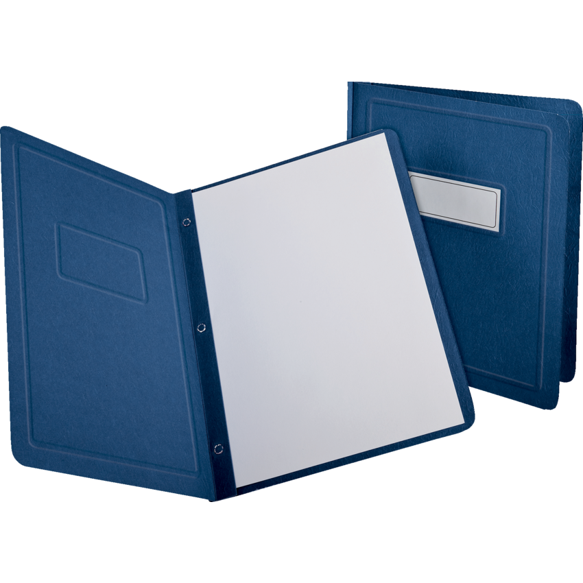 Oxford® Panel & Border Report Covers Letter Blue 6/pkg