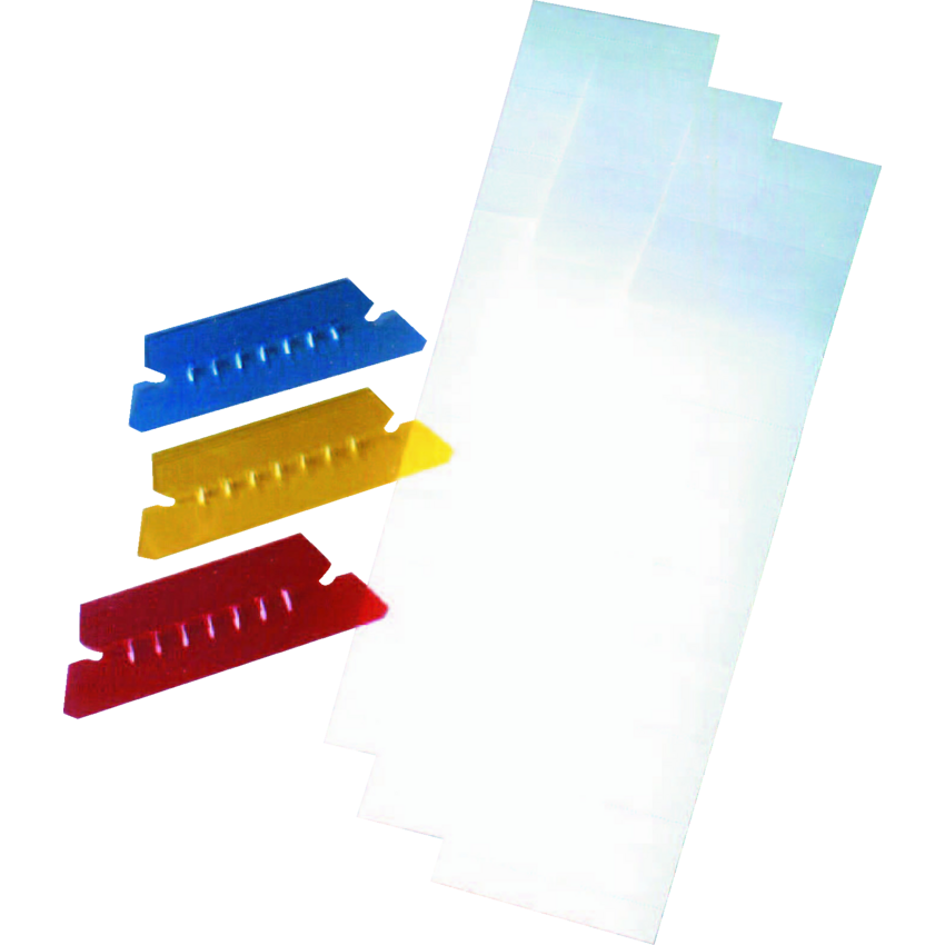 Oxford® Flexible Tabs 2" Blue 25/pkg