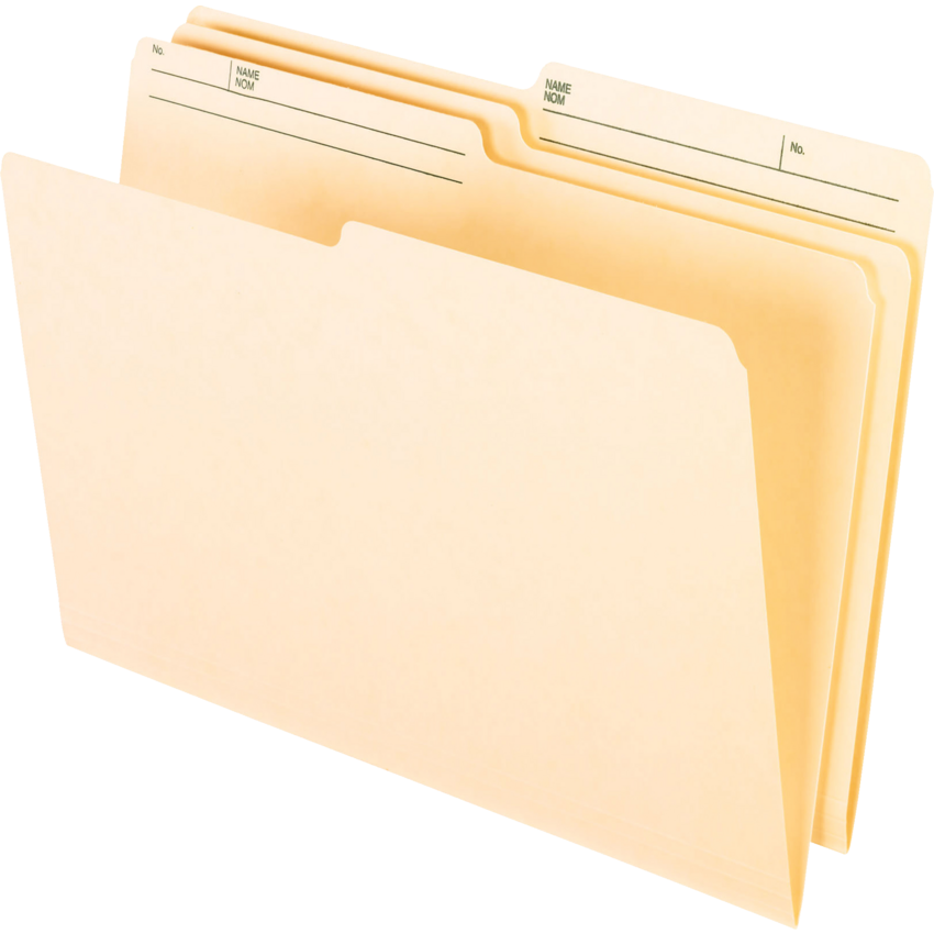 Pendaflex® Reversible File Folders Legal Manila 10/pkg