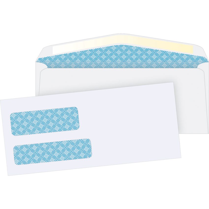 Quality Park® Software Double Window Envelopes #9, 500/box
