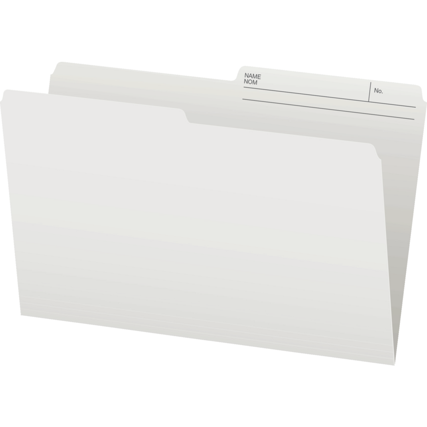 Oxford® Single Top File Folders Legal Ivory 100/box
