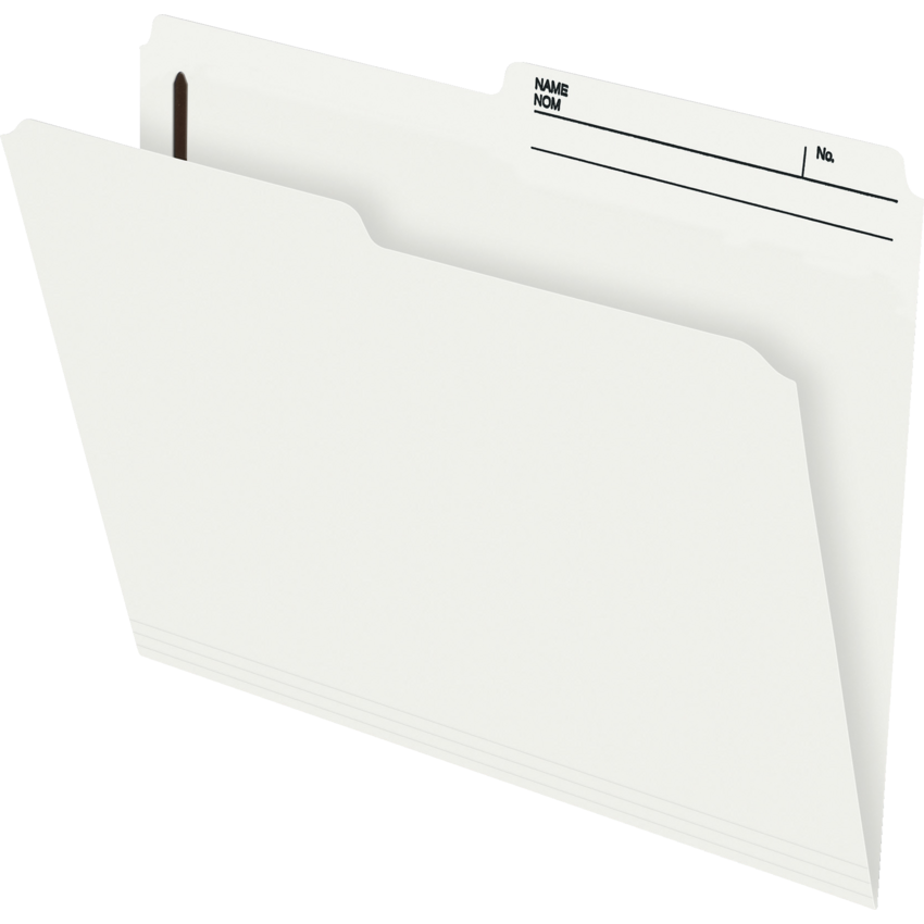 Pendaflex® SlimTrim® Fastener Folders Letter Ivory 100/box