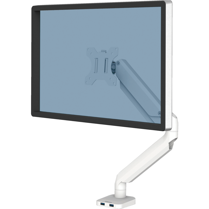 Fellowes® Platinum Series Monitor Arm Dual White