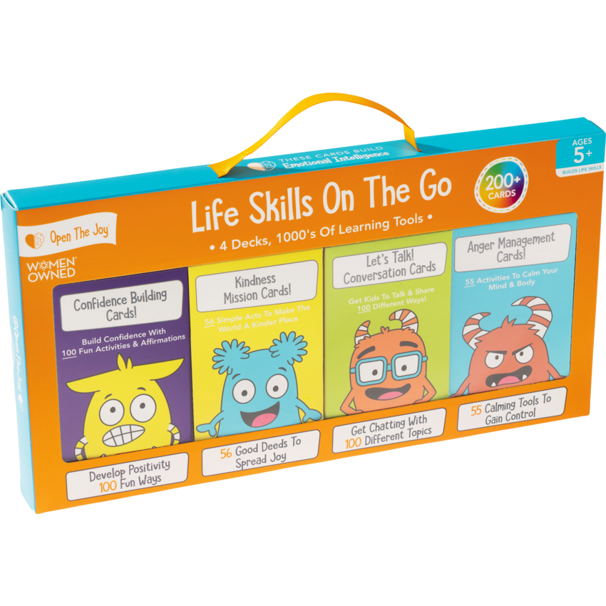 Open The Joy® Life Skills On The Go Cards! English